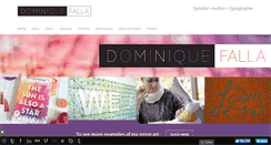 Desktop Screenshot of dominiquefalla.com